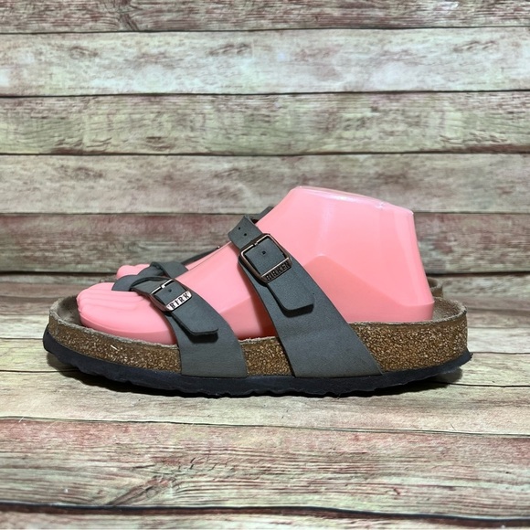 Birkenstock Brown Leather Mayari Sandals - Picture 1 of 9
